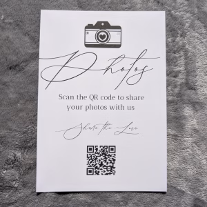 Black and White Calligraphy Wedding signs bundle